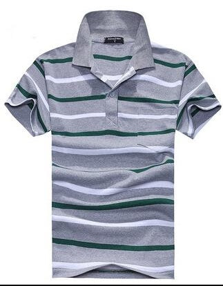 Stripes & Style Polo