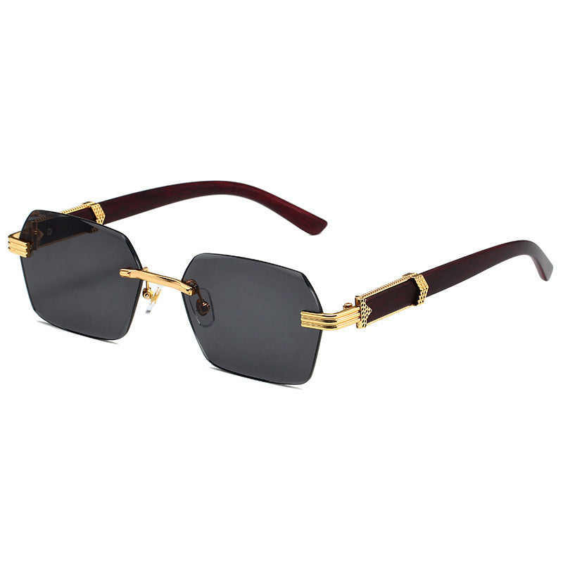 “EdgeLine Rimless” Square SunGlasses