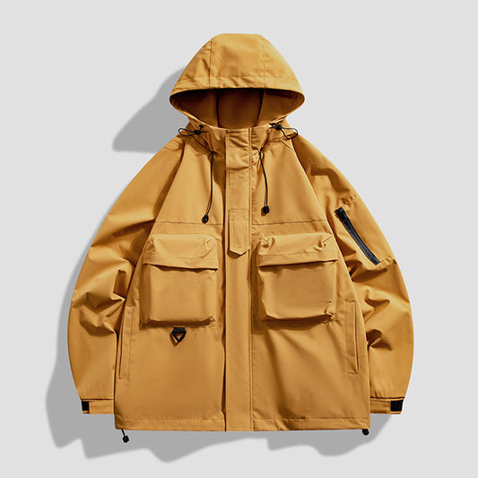 Windbreaker Cargo Hoodie