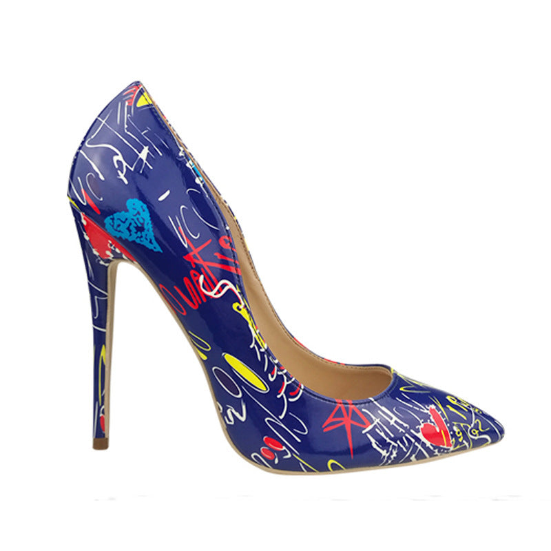 Graffiti Muse Stiletto (Multi Colors)
