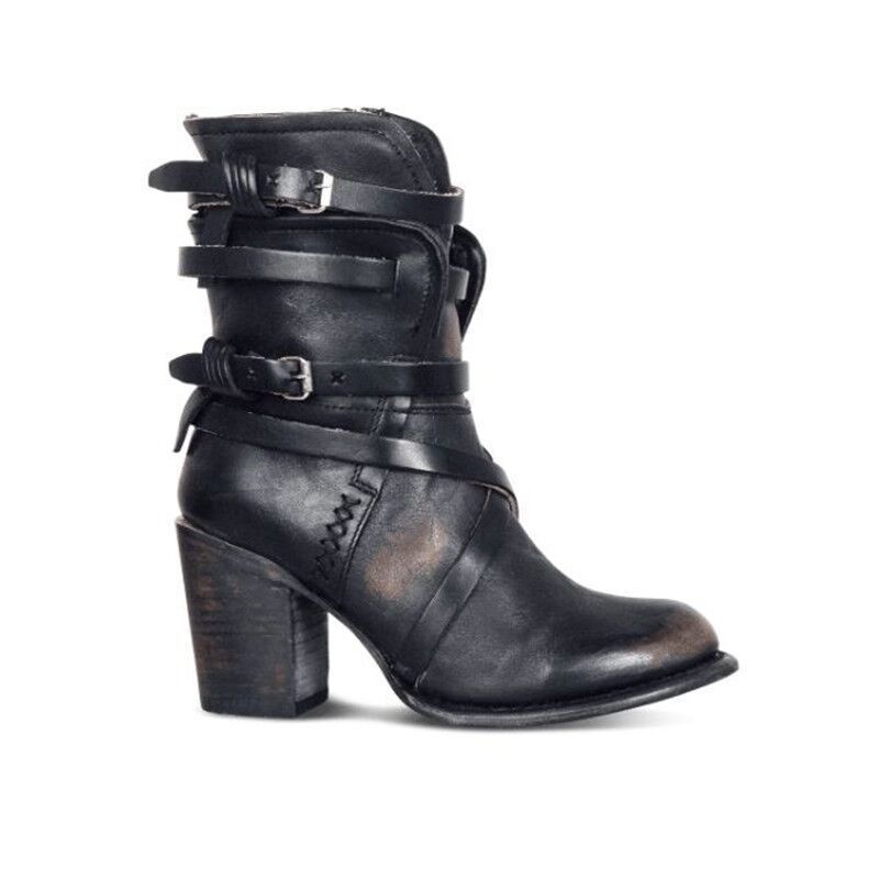 The "Shadow Rider "  Leather Mid Calf Boots