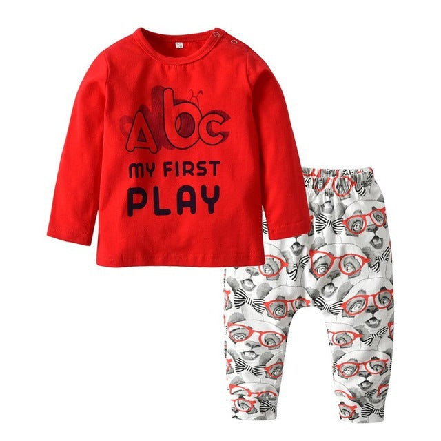 Mini Boss Long Sleeve Outfit Set