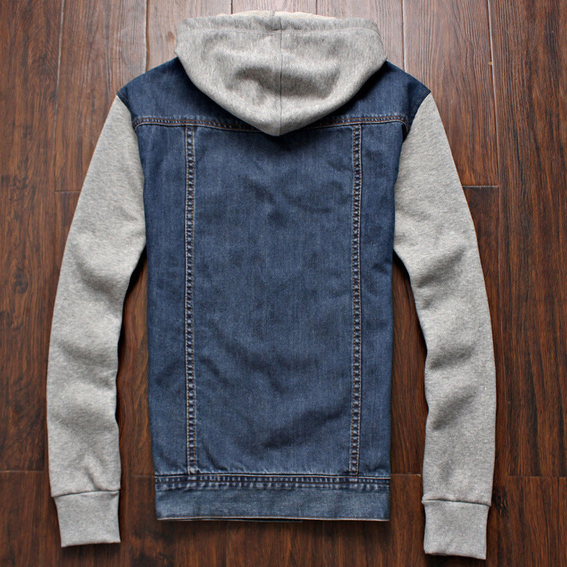 Hybrid Edge Denim Hoodie