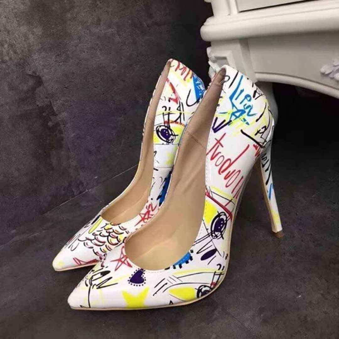 Graffiti Muse Stiletto (Multi Colors)