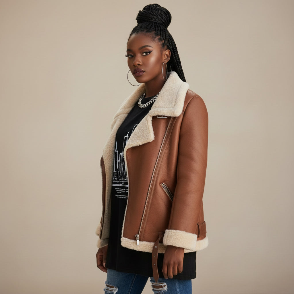 Road Queen Oversized Moto Jacket