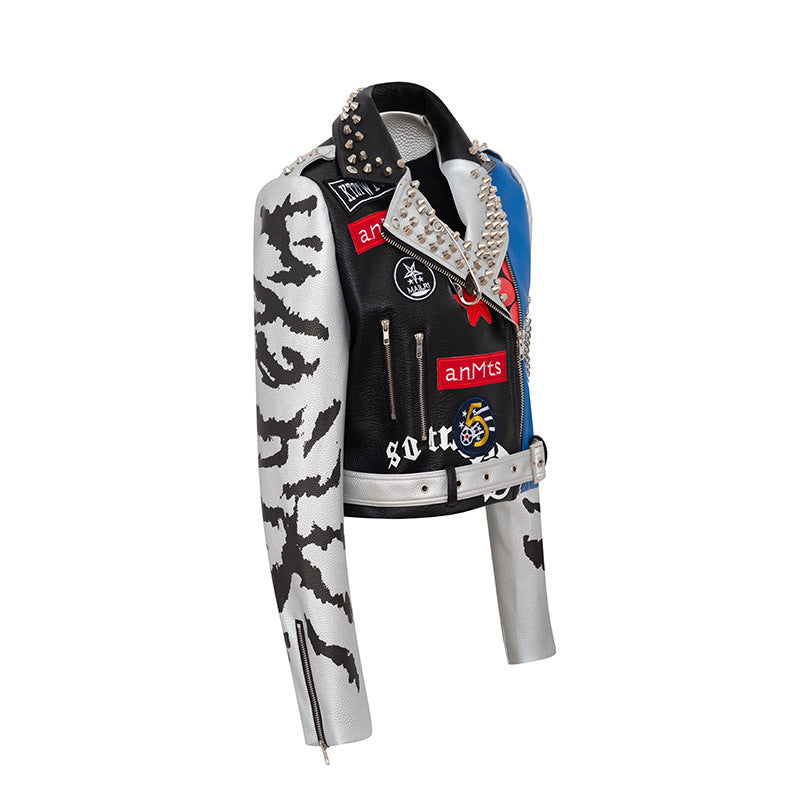 Urban Riot Graffiti Moto Jacket