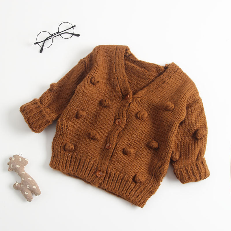 Cozy Knit Baby Cardigan Jacket