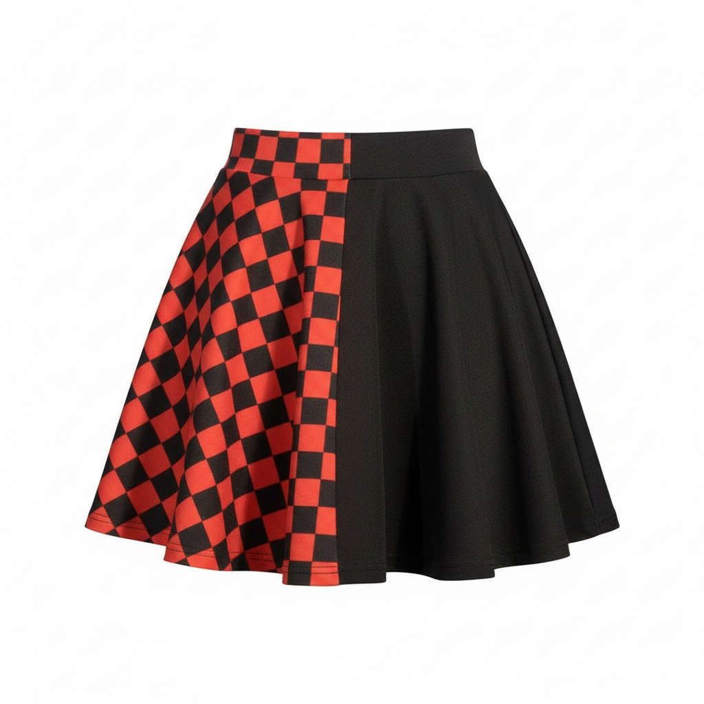 Street Queen Check Skirt