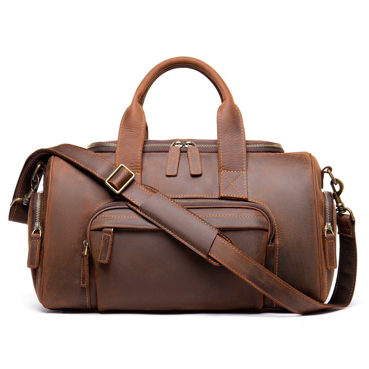 Vintage Nomad Leather Weekender