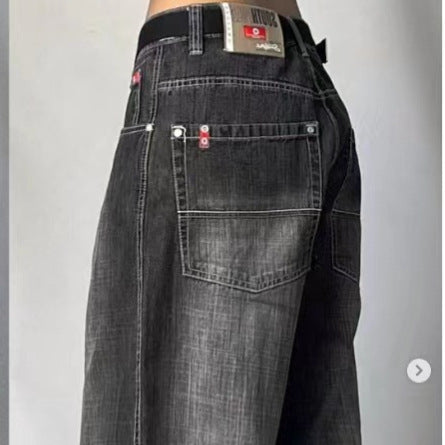 Shadow Fade Wide-Leg Jeans