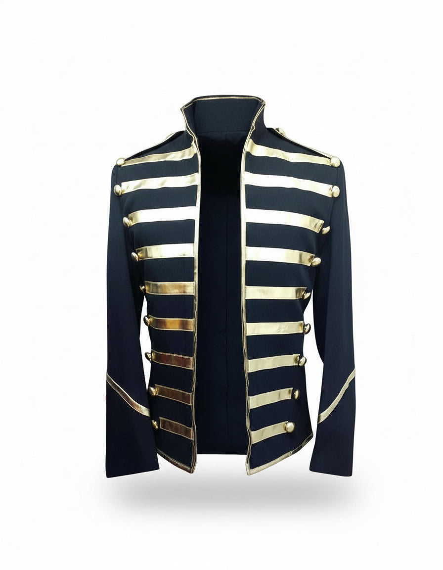 MJ HIStory-Inspired Gold Military Jacket (Unisex) Limited Edition