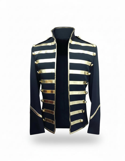 MJ HIStory-Inspired Gold Military Jacket (Unisex) Limited Edition