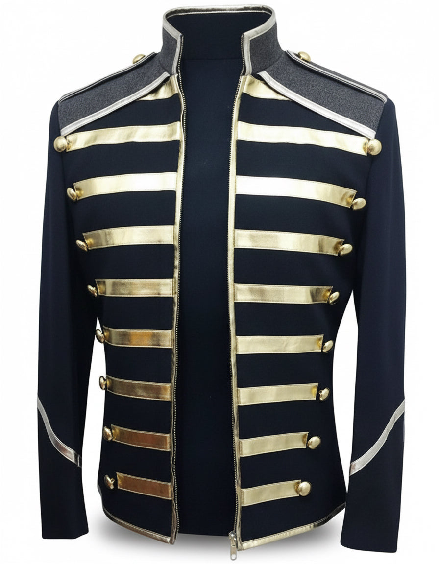 MJ HIStory-Inspired Gold Military Jacket (Unisex) Limited Edition