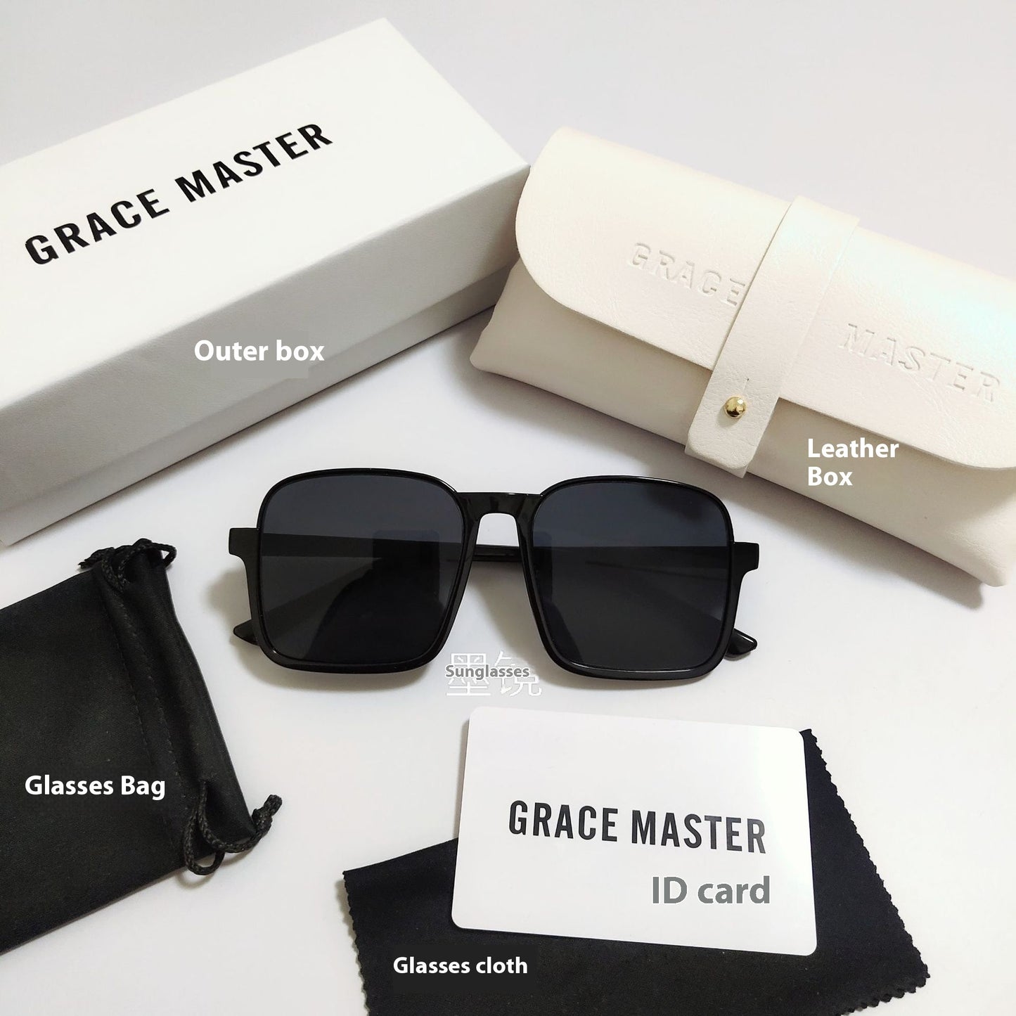 Women's Retro Simple Square Semi-rimless Sunglasses