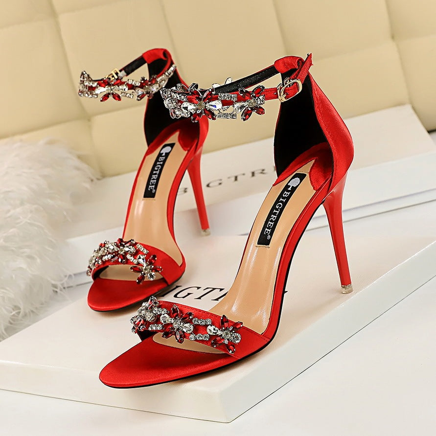 Glamour Jewel Stiletto Heels