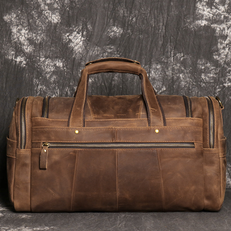 Crazy Horse Genuine Leather Luggage Bag