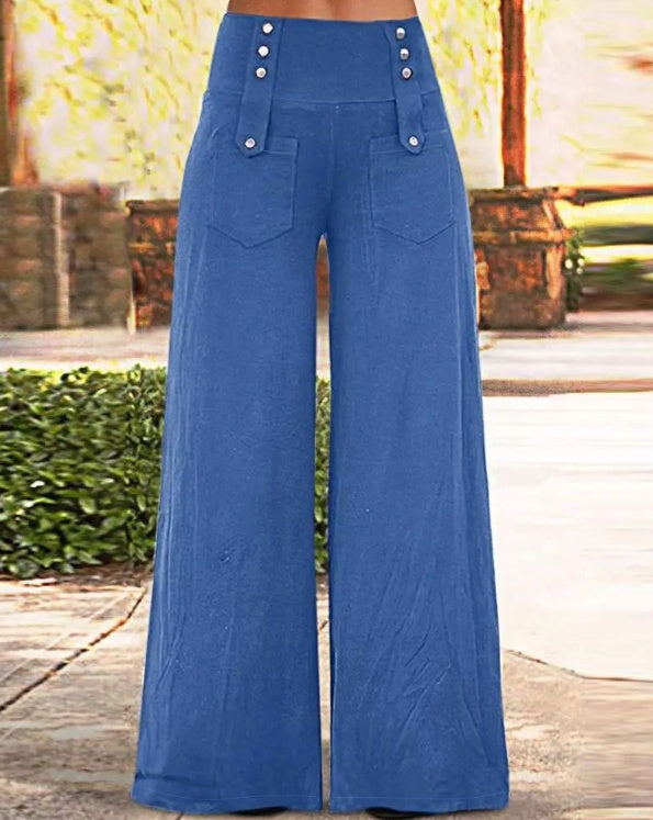 Flare Up Button Pants