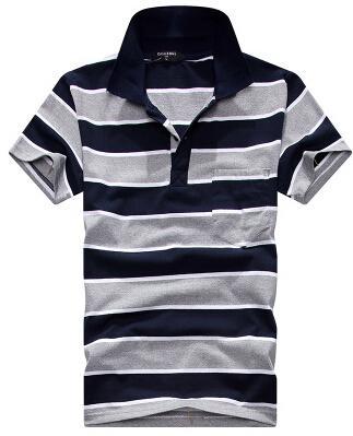 Stripes & Style Polo