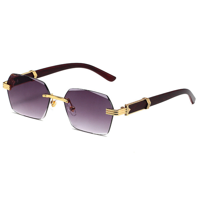 “EdgeLine Rimless” Square SunGlasses