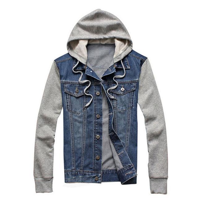 Hybrid Edge Denim Hoodie