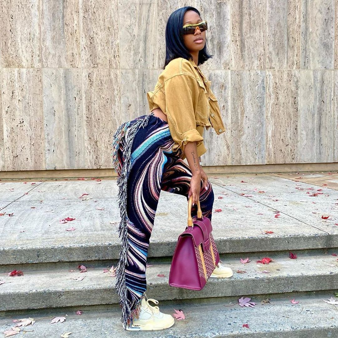 Winter New Casual Fashion Color Fringed Velvet Pants Women