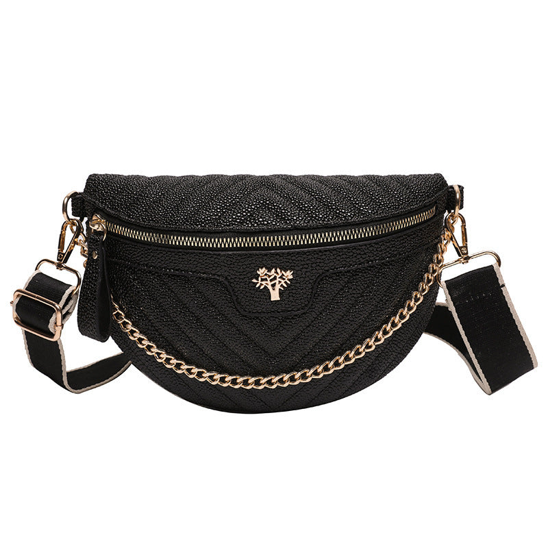 Sleek Link Shoulder Bag