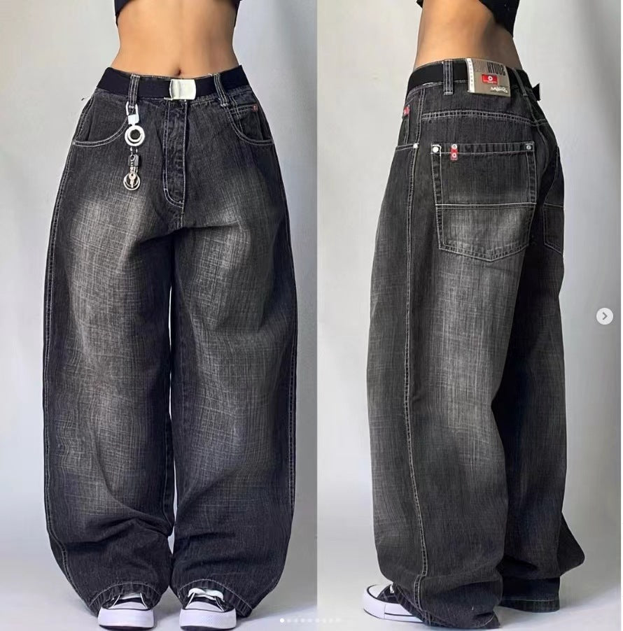 Shadow Fade Wide-Leg Jeans