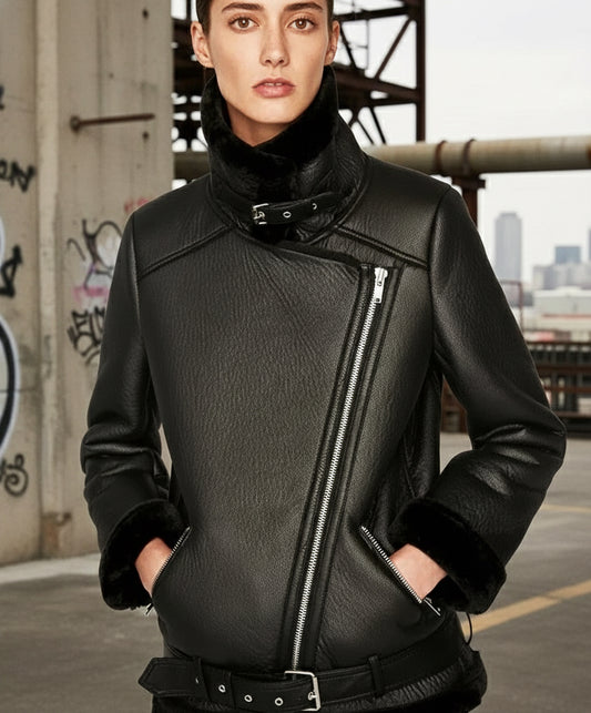 Torque Belted Moto Jacket