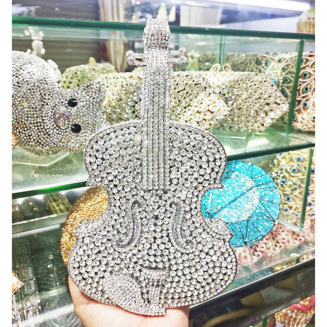 🎻 “Symphony Luxe Violin Clutch