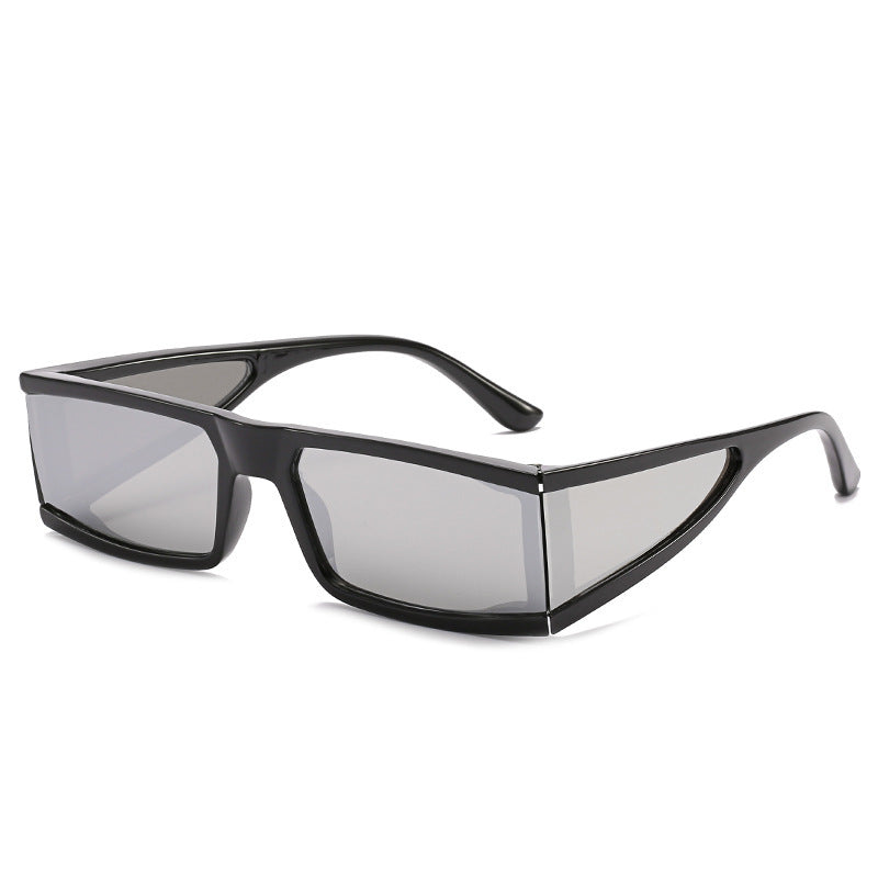 “Street Edge Personality”. Square Sunglasses