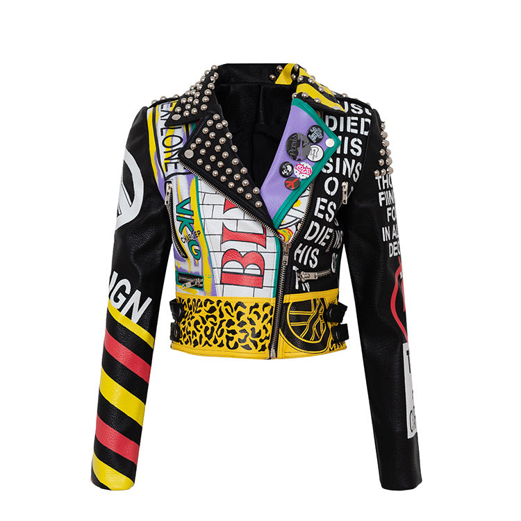👉 Graphic Mayhem Moto Jacket