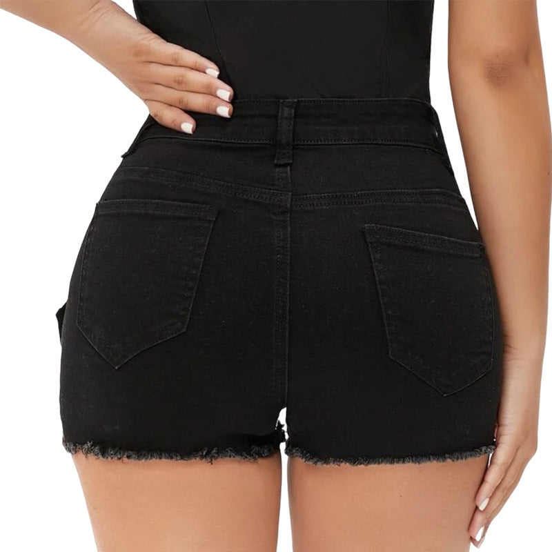 Ripped Rebel High Waist Shorts