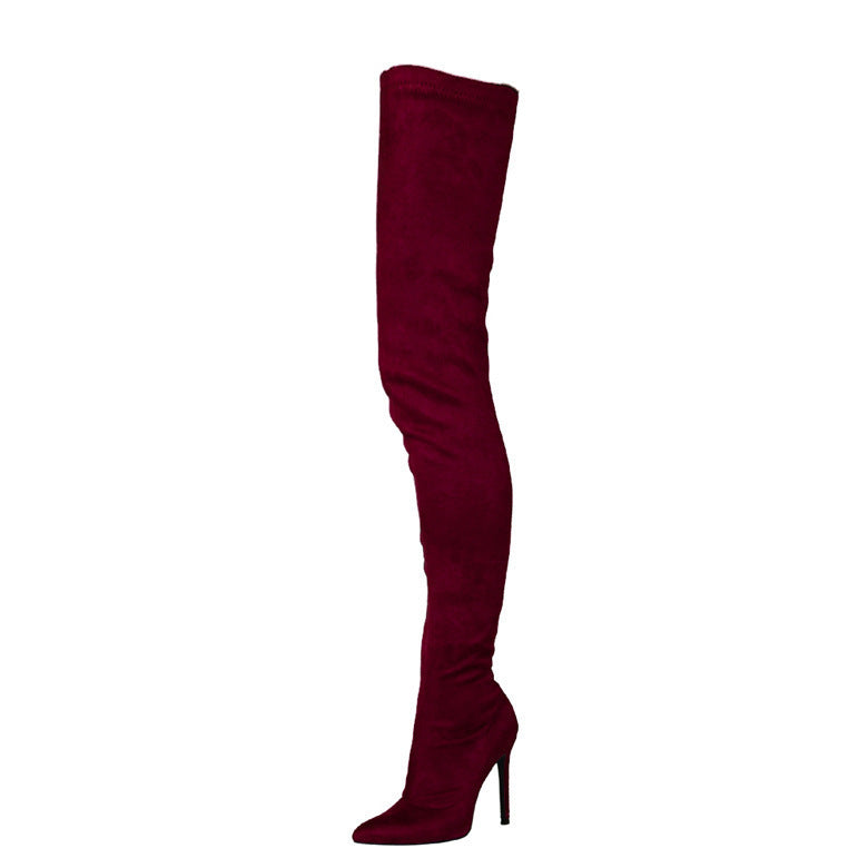 Hot Pursuit Suede Thigh-Highs (comes in 7 colors 🔥)