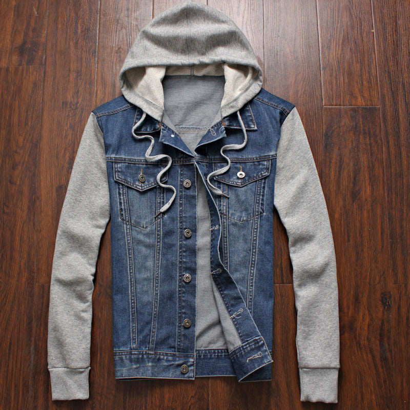 Hybrid Edge Denim Hoodie