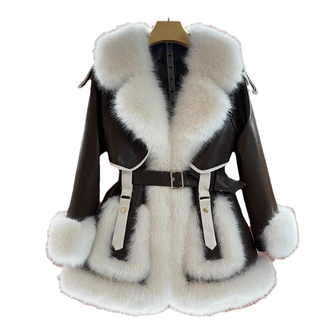 Maison Frost Faux Fur Coat