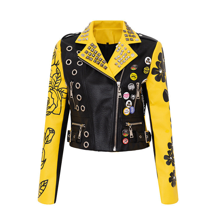 Graffiti Queen Moto Jacket