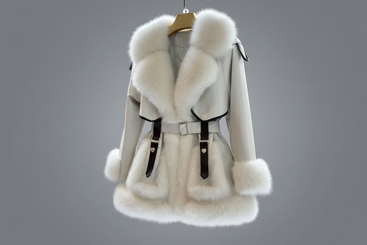 Maison Frost Faux Fur Coat