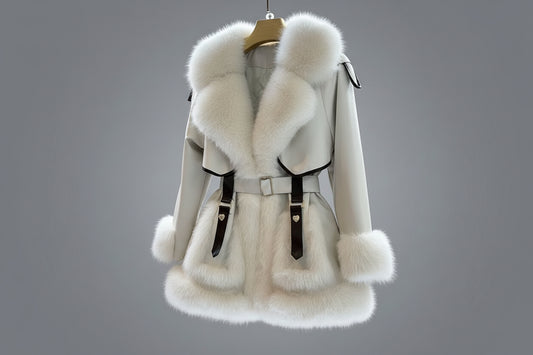 Maison Frost Faux Fur Coat