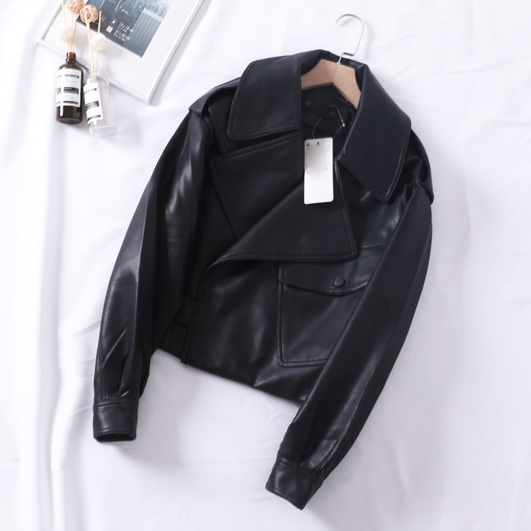 Urban Drop-Cut Moto Jacket