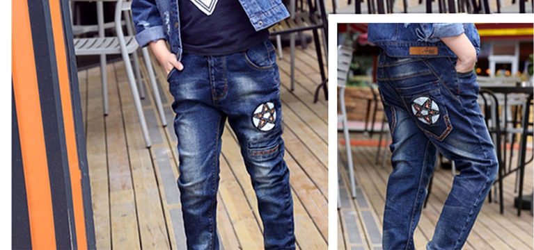 Velvet Touch Boy's Denim Jeans - Autumn & Winter Collection