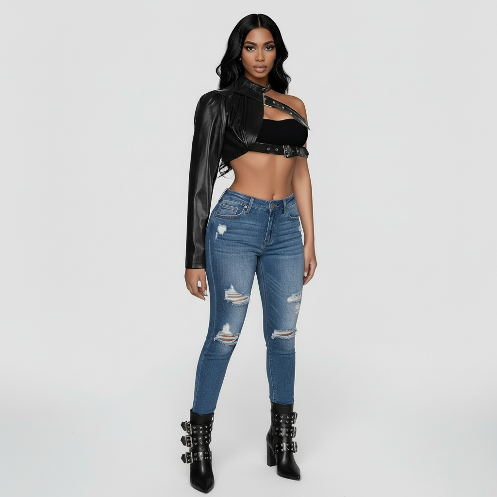 🔥 Half-Halter Havoc Jacket