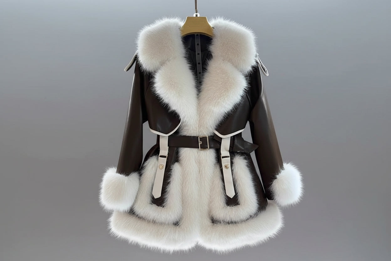 Maison Frost Faux Fur Coat