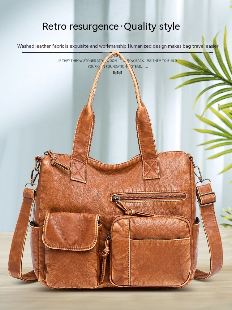 Retro Breeze Leather Bag