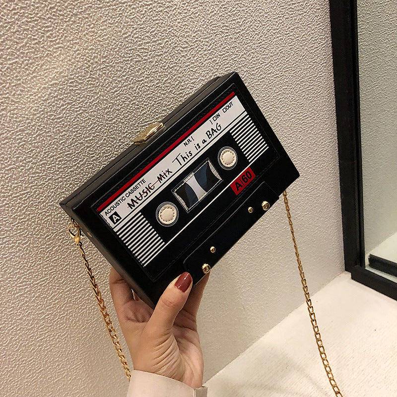 Retro Cassette Tape Shoulder Bag