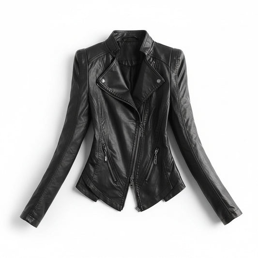 Midnight Tempo Moto Jacket ( Black) & Ivory Tempo Moto Jacket (White)