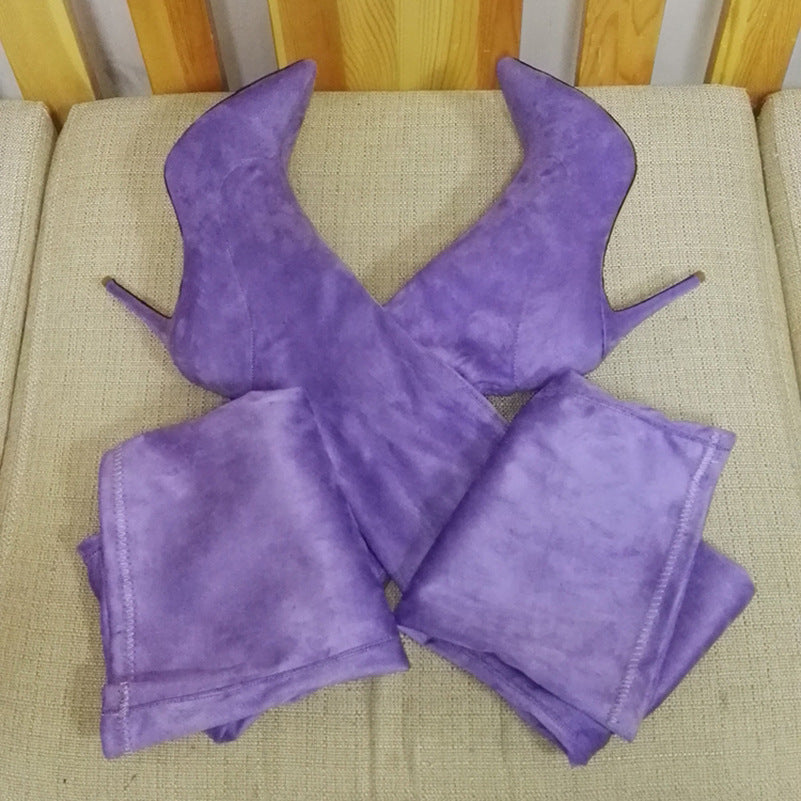 Hot Pursuit Suede Thigh-Highs (comes in 7 colors 🔥)