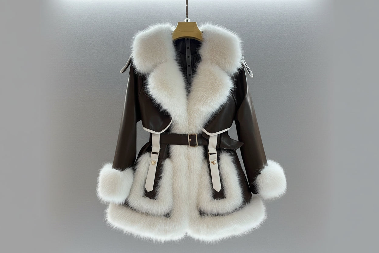 Maison Frost Faux Fur Coat
