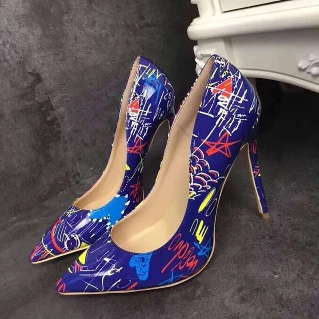 Graffiti Muse Stiletto (Multi Colors)