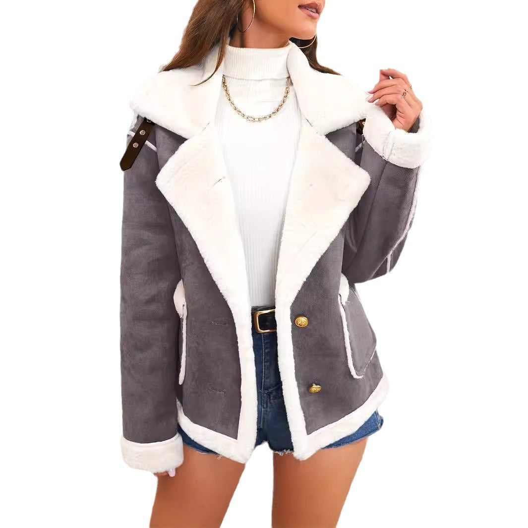 Blush Luxe Sherpa Moto Jacket