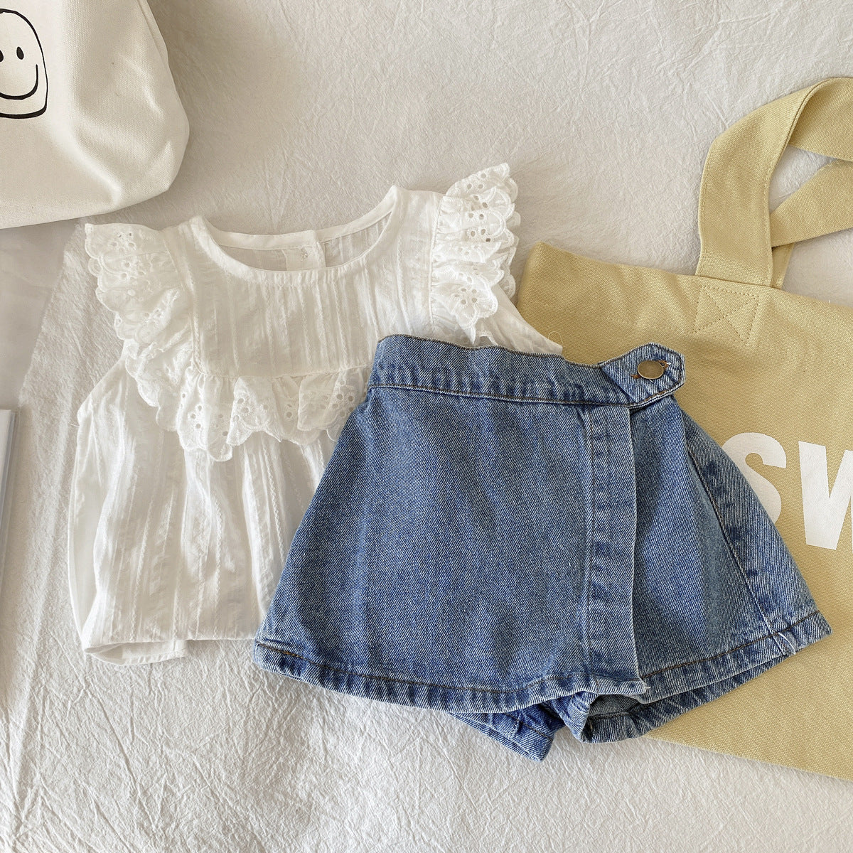 Chic Ruffle Skort Set